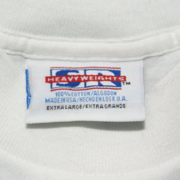 NWOT 90's Vintage T-shirt heavyweight size XL w/ Ray Ban Orbs screenprinted - Picture 2 of 3